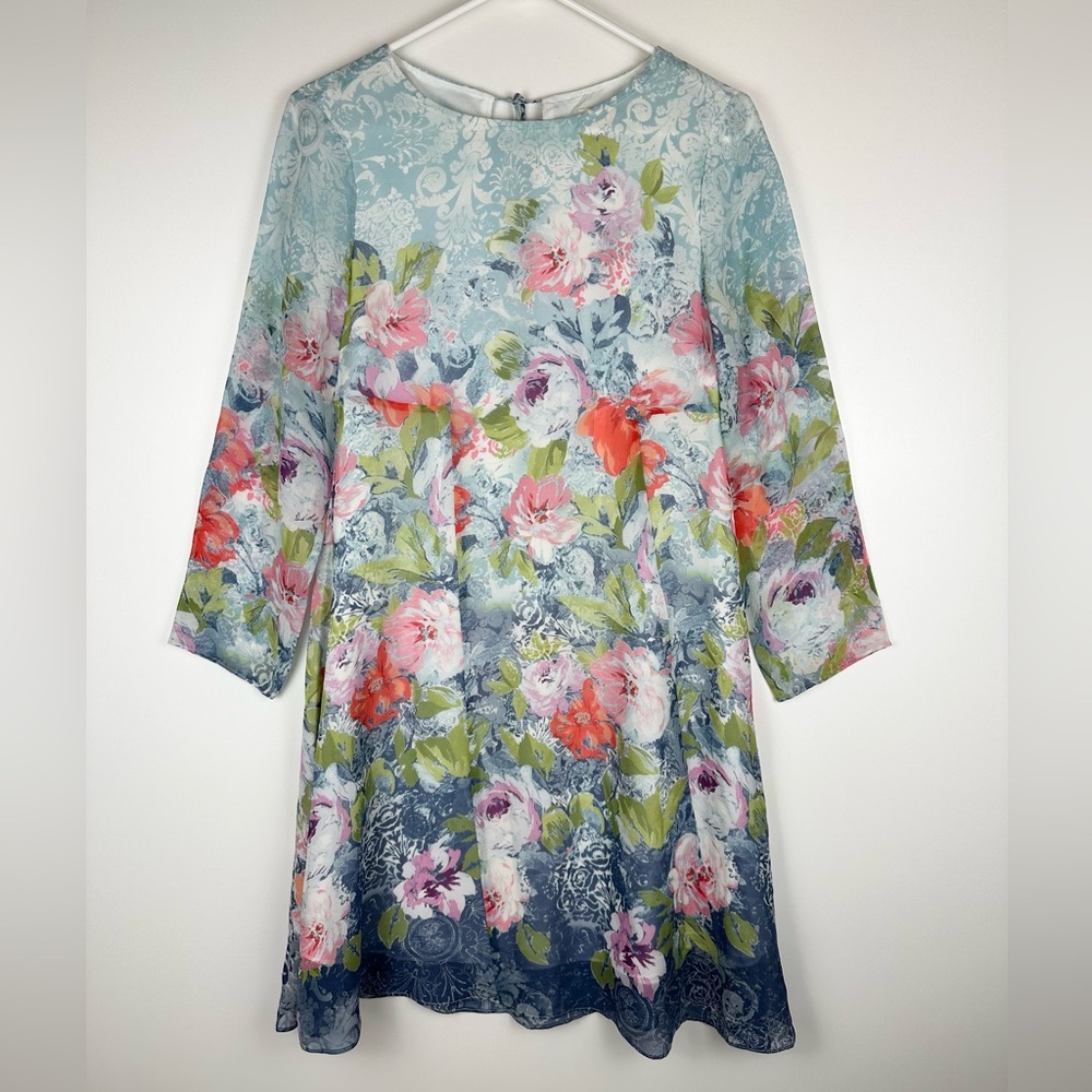 Sundance Silk Long Sleeved A-Line Mini Dress